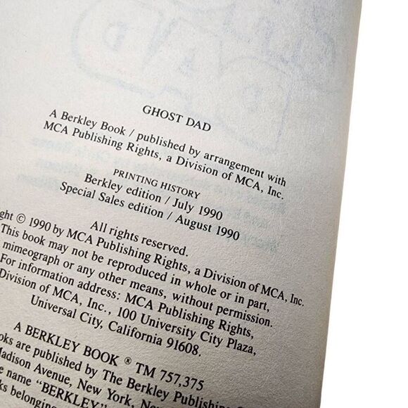 Vintage Children's Books, 90s Bill Cosby "Ghost Dad" Paperback Story Book - Picture 2 of 5